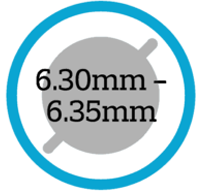 6.30mm - 6.35mm
