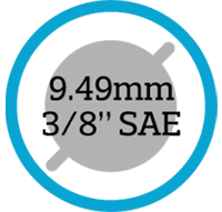 9.49 - 3/8" Vakuový posilovač brzdy
