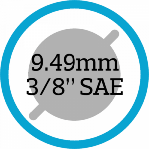 9.49 mm - 3/8" SAE