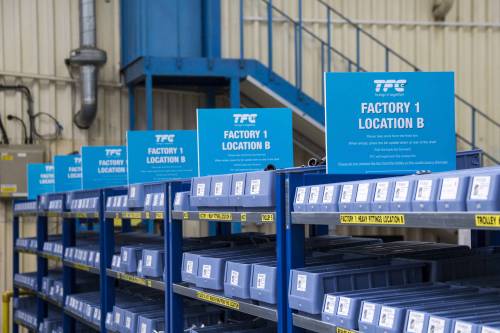 Image of supplies for AFC's supply chain service
