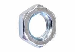 Hex Lock Nuts - Bright Mild Steel - Metric - BS 3692